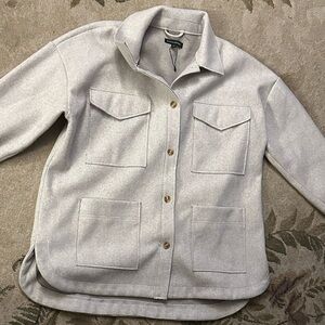 Banana Republic Stone Gray Utility Jacket